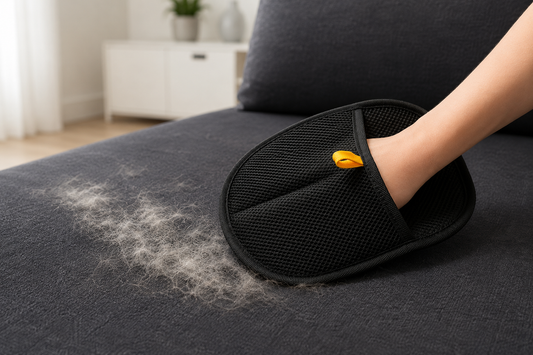 Fur-Free in Seconds: Reusable Pet Hair Removal Gloves