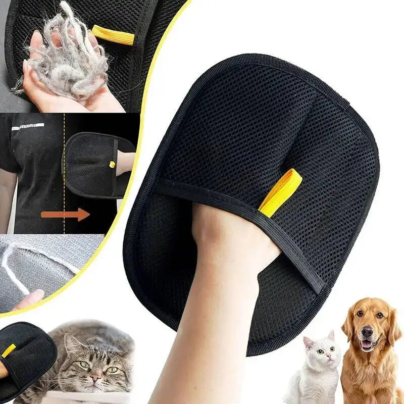 Fur-Free in Seconds: Reusable Pet Hair Removal Gloves